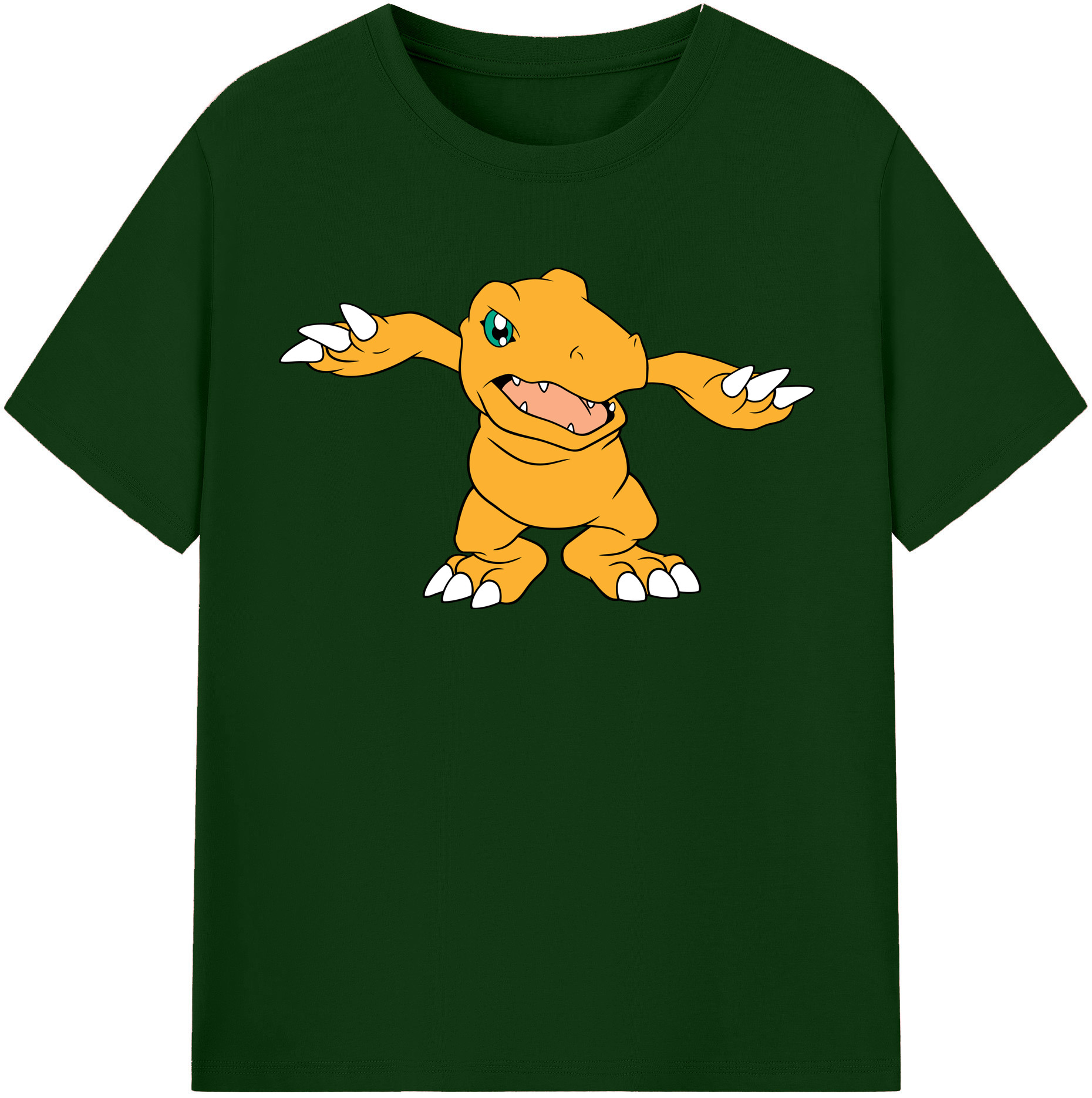 （画像用） Digimon デジタルモンスター/デジモン 綿100％半袖Tシャツ（フロントプリント）